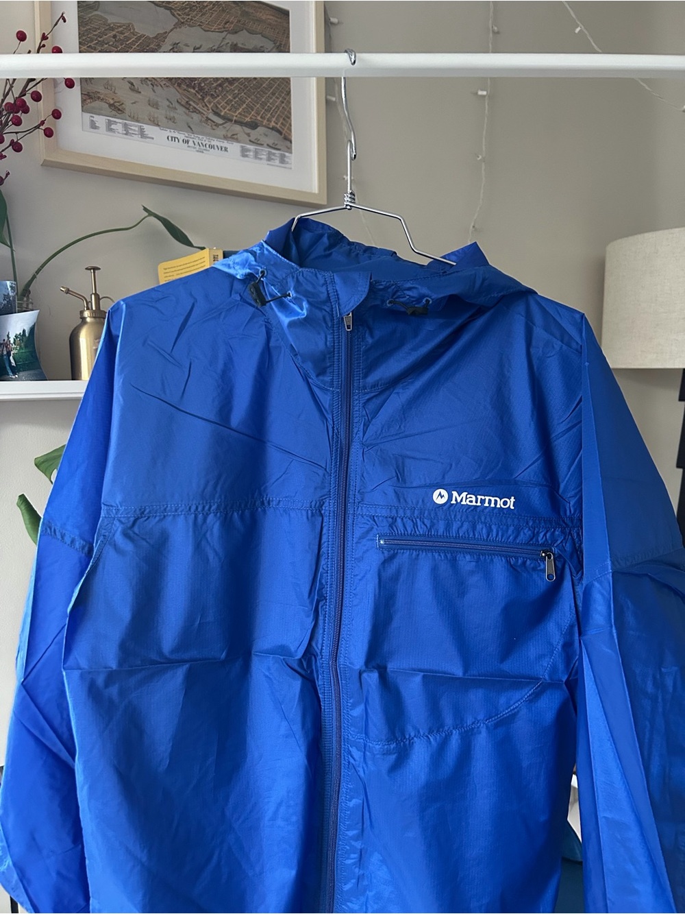 Marmot Deep Blue Featherweight Windbreaker Jacket